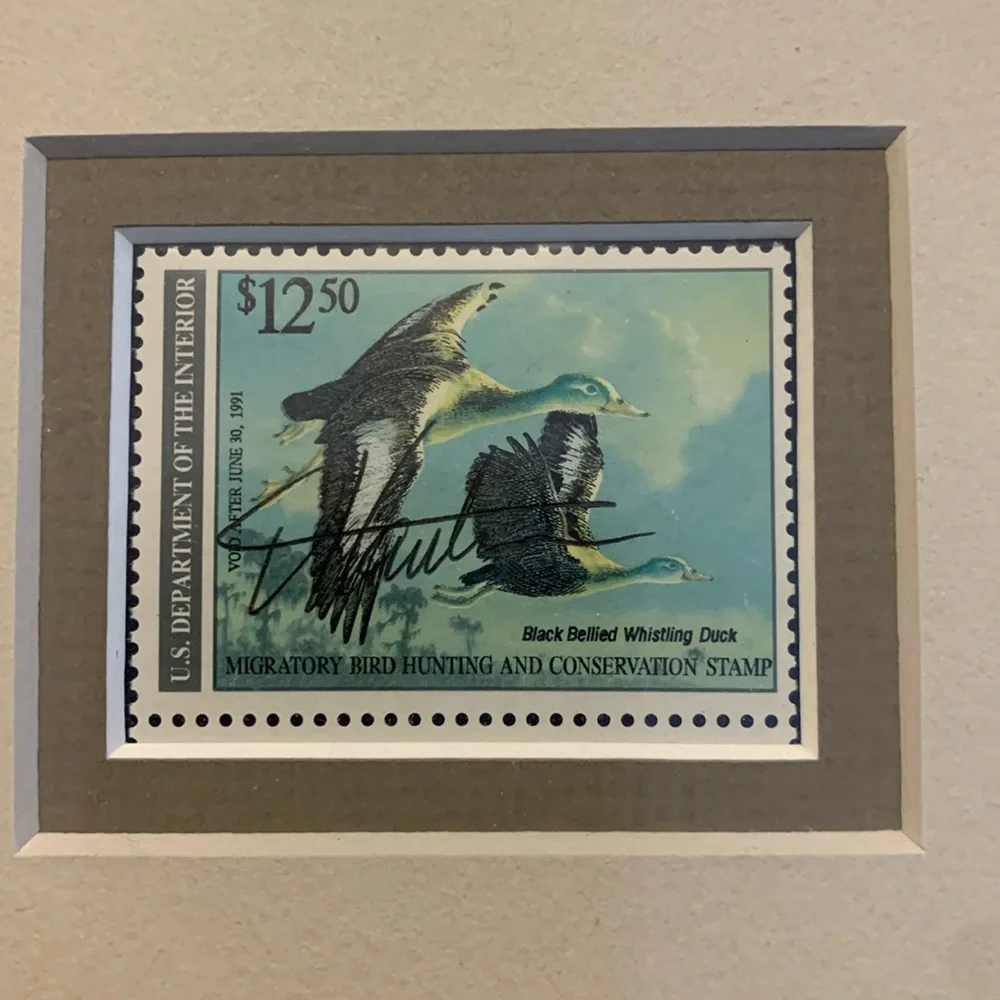 1989 Migratory Bird Hunting Duck Stamp Printd